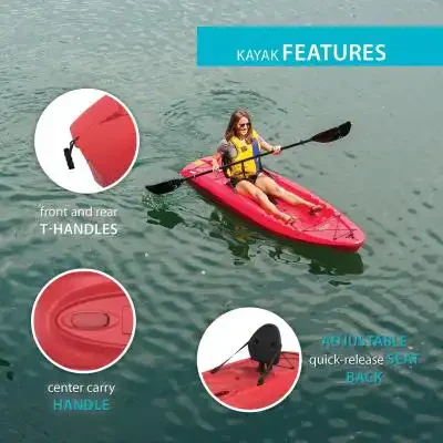 HYDROS 85 SIT-ON-TOP KAYAK (PADDLE INCLUDED)