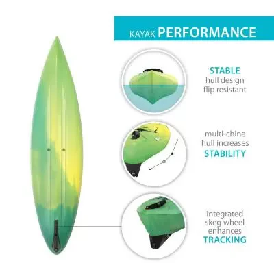EMOTION TIDE 103 SIT-IN KAYAK (PADDLE INCLUDED)